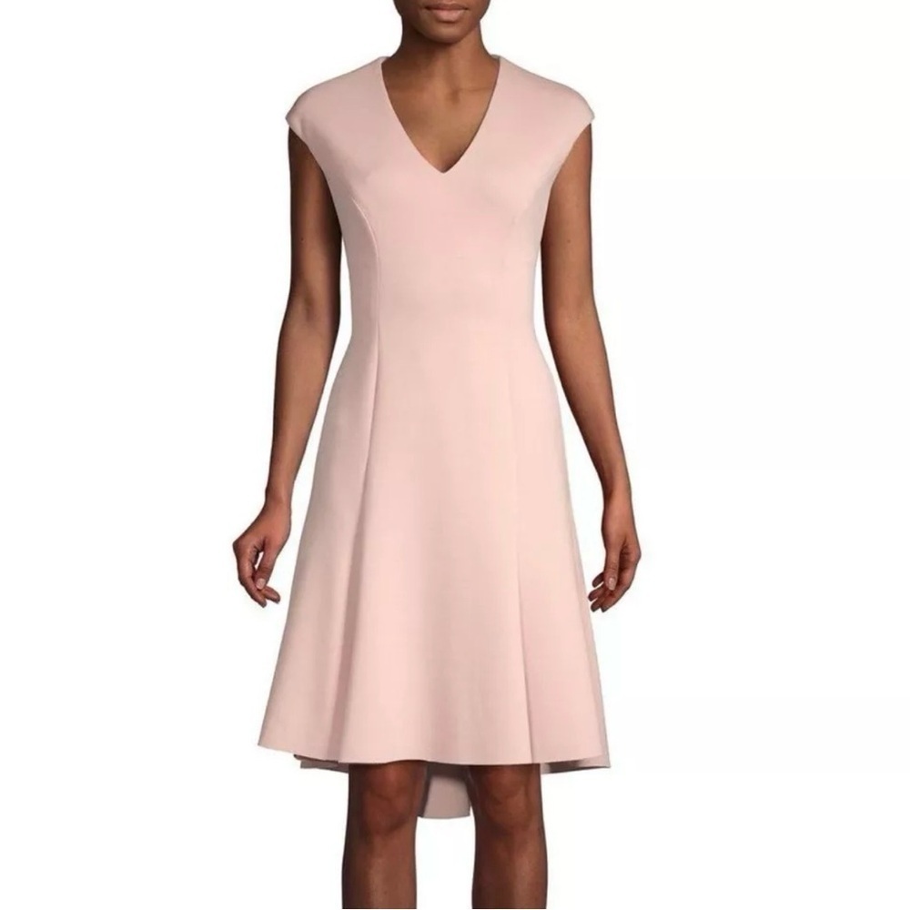 Elie Tahari Soft Pink Moriah A-line dress Size 4